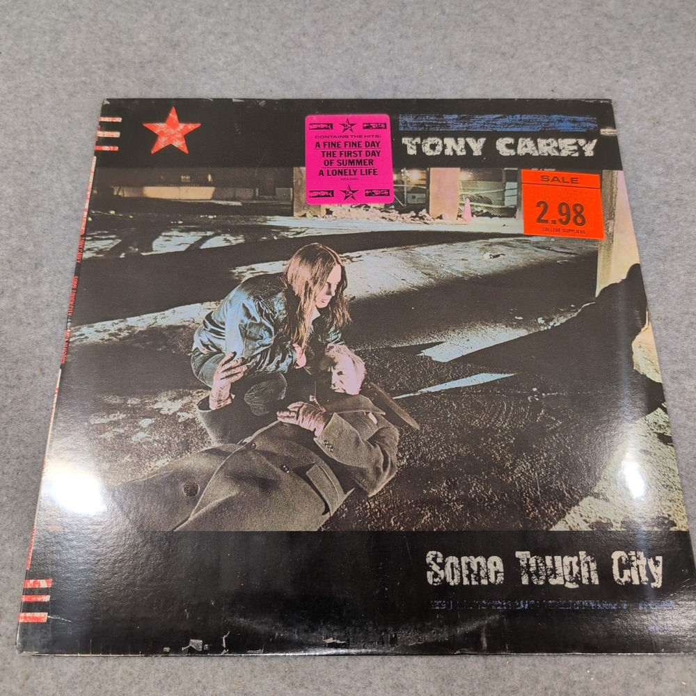 Tony Carey Some Tough City Vinyl LP 1984 MCA Records MCA-5484 A Fine Fine Day